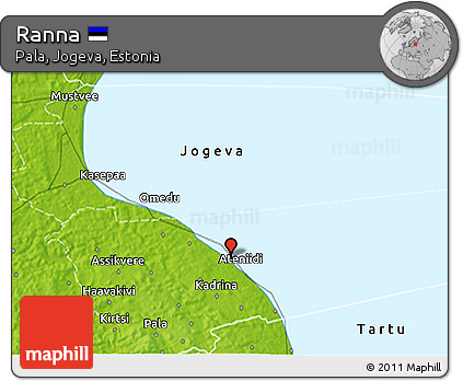 Physical 3D Map of Ranna
