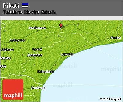 Physical 3D Map of Pikati