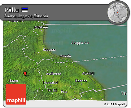 Satellite 3D Map of Pällu