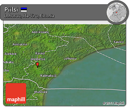 Satellite 3D Map of Piilsi