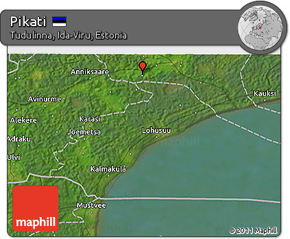 Satellite 3D Map of Pikati