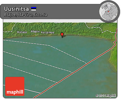 Satellite 3D Map of Uusinitsa