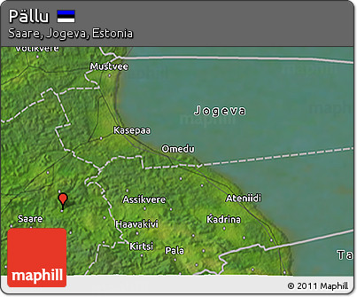 Satellite 3D Map of Pällu