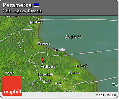 Satellite 3D Map of Perametsa