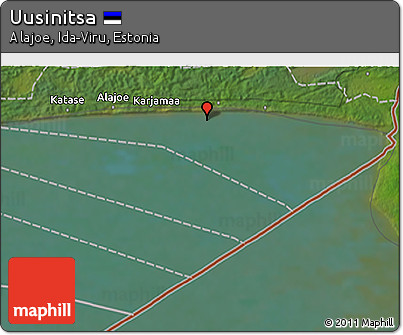 Satellite 3D Map of Uusinitsa
