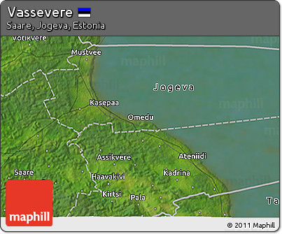 Satellite 3D Map of Vassevere