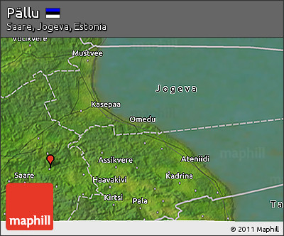Satellite 3D Map of Pällu