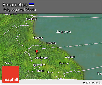 Satellite 3D Map of Perametsa