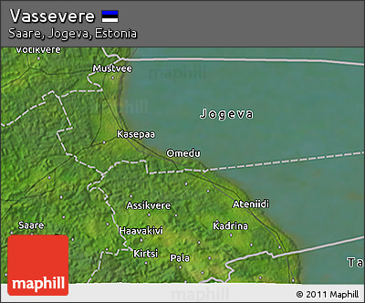 Satellite 3D Map of Vassevere