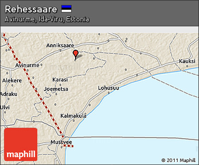 Shaded Relief 3D Map of Rehessaare