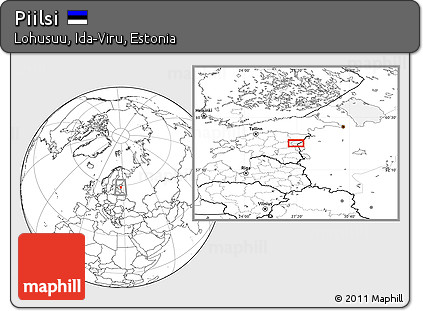 Blank Location Map of Piilsi