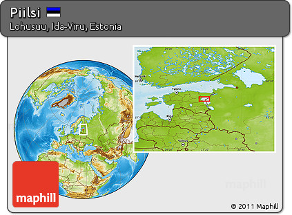 Physical Location Map of Piilsi