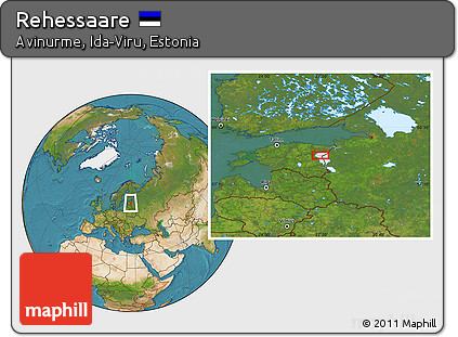 Satellite Location Map of Rehessaare