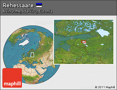 Satellite Location Map of Rehessaare