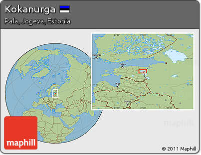 Savanna Style Location Map of Kokanurga