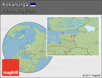 Savanna Style Location Map of Kokanurga