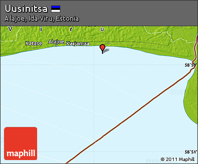 Physical Map of Uusinitsa
