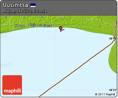 Physical Map of Uusinitsa