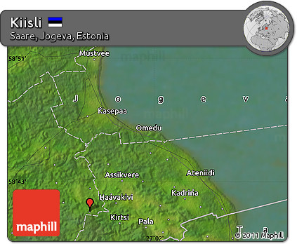Satellite Map of Kiisli