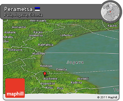 Satellite Panoramic Map of Perametsa