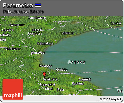 Satellite Panoramic Map of Perametsa