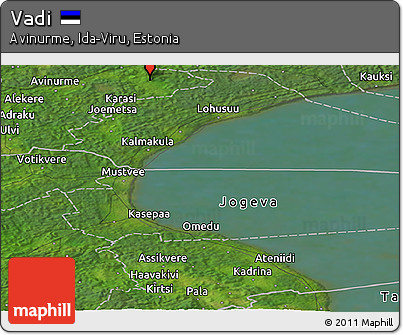 Satellite Panoramic Map of Vadi