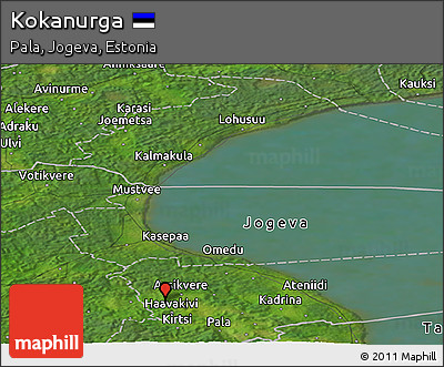 Satellite Panoramic Map of Kokanurga