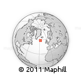 Outline Map of the Area around 58° 51' 53" N, 27° 7' 30" W, rectangular outline