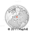 Outline Map of the Area around 58° 51' 53" N, 32° 22' 30" E, rectangular outline