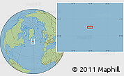 Savanna Style Location Map of the area around 58° 51' 53" N, 32° 13' 30" W
