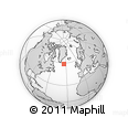 Outline Map of the Area around 58° 51' 53" N, 34° 46' 29" W, rectangular outline