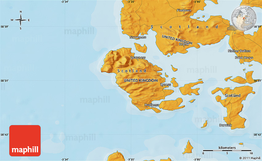 Political Map of Finstown