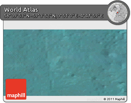 Satellite 3D Map of the Area around 58° 51' 53" N, 4° 19' 30" E