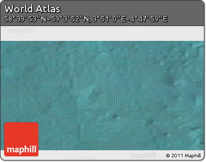 Satellite 3D Map of the Area around 58° 51' 53" N, 4° 19' 30" E