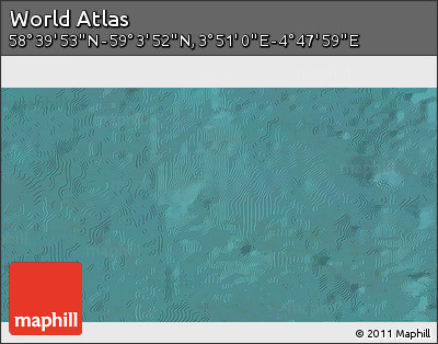 Satellite 3D Map of the Area around 58° 51' 53" N, 4° 19' 30" E