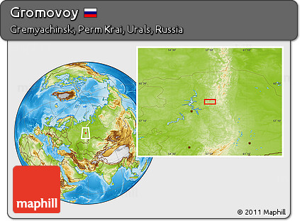 Physical Location Map of Gromovoy