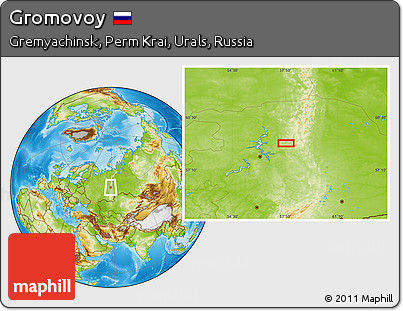 Physical Location Map of Gromovoy