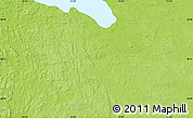 Physical Map of the area around 58° 51' 53" N, 73° 52' 30" W
