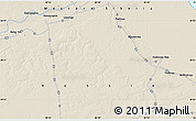 Shaded Relief Map of the area around 58° 51' 53" N, 80° 49' 29" E