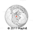 Outline Map of the Area around 58° 51' 53" N, 89° 10' 30" W, rectangular outline
