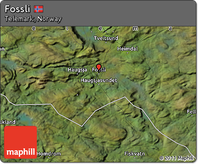 Satellite Map of Fossli