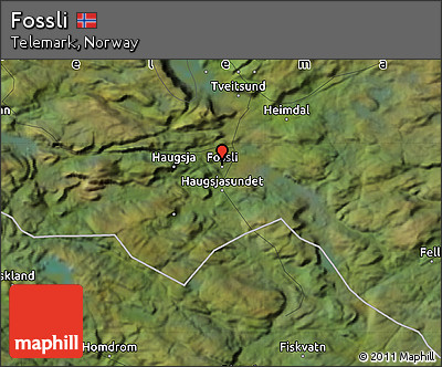 Satellite Map of Fossli
