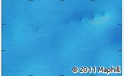 Physical Map of the area around 58° 15' 56" S, 102° 4' 29" E