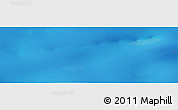 Physical Panoramic Map of the area around 58° 15' 56" S, 102° 4' 29" E