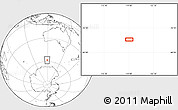Blank Location Map of the area around 58° 15' 56" S, 119° 4' 29" E