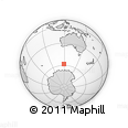 Outline Map of the Area around 58° 15' 56" S, 119° 4' 29" E, rectangular outline