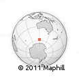 Outline Map of the Area around 58° 15' 56" S, 119° 55' 30" E, rectangular outline