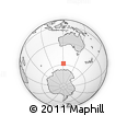 Outline Map of the Area around 58° 15' 56" S, 120° 46' 30" E, rectangular outline