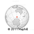 Outline Map of the Area around 58° 15' 56" S, 121° 37' 30" E, rectangular outline