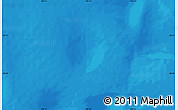 Physical Map of the area around 58° 15' 56" S, 128° 25' 30" E